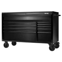 BUNKER Workbench Roller Tool Cabinet, 10 Drawer, 56\" Black - 28077