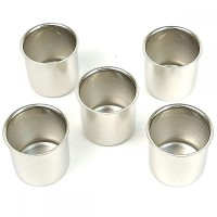 Charnwood CCN23 Nickel Coloured 21mm Candle Cup - Pack of 5