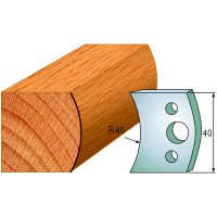 CMT SPINDLE MOULDER CUTTERS - Knives and Limiters 40mm - profile 008