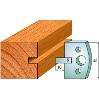 CMT SPINDLE MOULDER CUTTERS - Knives and Limiters 40mm - profile 016