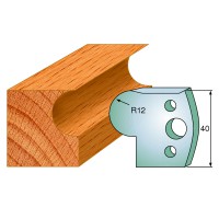 CMT SPINDLE MOULDER CUTTERS - Knives and Limiters 40mm - profile 058