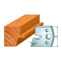 CMT SPINDLE MOULDER CUTTERS - Knives and Limiters 40mm - profile 085