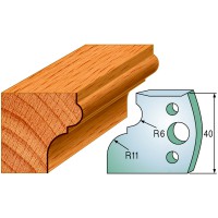 CMT SPINDLE MOULDER CUTTERS - Knives and Limiters 40mm - profile 111