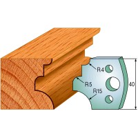 CMT SPINDLE MOULDER CUTTERS - Knives and Limiters 40mm - profile 129 - 690.129 - 691.129 Package