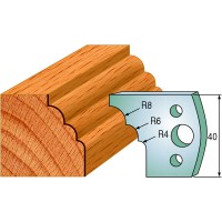 CMT SPINDLE MOULDER CUTTERS - Knives and Limiters 40mm - profile 133