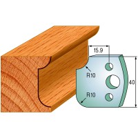 CMT SPINDLE MOULDER CUTTERS - Knives and Limiters 40mm - profile 174 690.174 - 691.174 Package