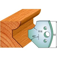 CMT SPINDLE MOULDER CUTTERS - Knives and Limiters 50mm - profile 569