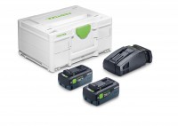 Festool 578815 Energy Set SYS 18V 2 x TBX 8 Battery Packs / SCA 16 Rapid Charger