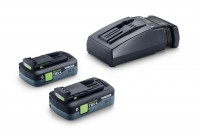 Festool 578732 Energy Set 18V - 2 x TBX 4 Battery Packs / TCL6 Rapid Charger