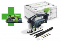 Festool 577591 CARVEX Cordless Pendulum Jigsaw PSBC 420 EB Basic + Battery PROMO