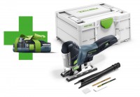 Festool 577590 CARVEX Cordless Pendulum Jigsaw PSC 420 EB Basic + Battery PROMO