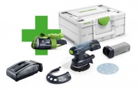 Festool 577594 Cordless Eccentric Sander ETSC 125 Basic ERGO with Battery and Charger