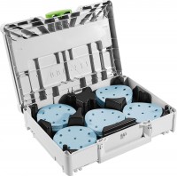 Festool 578193 100pc Abrasives Systainer Granat SYS-STF 125mm D125 GR-Set