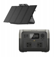 EcoFlow RIVER 2 Max Portable Power Station 512Wh with 160W Solar Panel