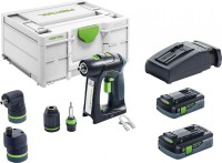 Festool 576993 Cordless Drill C 18 HPC 4,0 I-Set