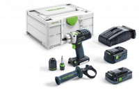 Festool 576473 Cordless Percussion Drill QUADRIVE PDC 18/4 5,2/4,0 I-Plus-SCA