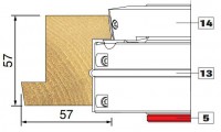 Trend Modular Window System SPECIAL REBATE HEAD 30MM Tool Number 13