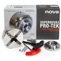 NOVA PRO-TEK SuperNOVA2 Woodturning Scroll Insert Type Scroll Chuck & Jaws - ref 23262