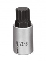Proxxon 1/2\" Drive Socket with XZN Bit - VZ18 x 55mm - 23329