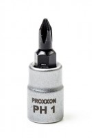 Proxxon 1/4\" Drive Socket with Phillips Bit - PH1 - 23730