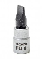Proxxon 1/4\" Drive Socket with Slotted Bit - 8mm - 23742
