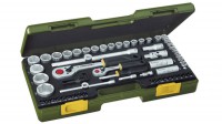 Proxxon Socket Set with Baton Ratchets - Imperial 65pc 1/2\" + 1/4\" Drive - 23294