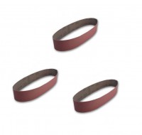 SAIT P120 Grit - 3 Pack - Aluminium Oxide Sanding Belts - suitable for Robert Sorby PROEDGE