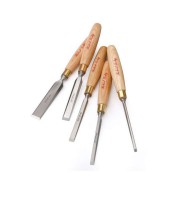 Robert Sorby 5169 - 5 Piece Bevel Edge Chisel Set - Ash Handled