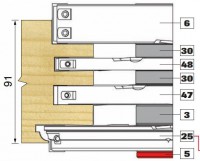 Trend Modular Window System SLOT TENON DISC 179X15X31.75 Tool Number 47