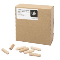 UJK Fluted Dowels - 8mm x 30mm - Pack of 100